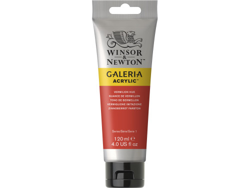 Acrylic paint Galeria - Winsor & Newton - Vermilion Hue, 120 ml