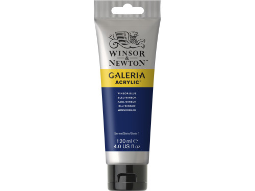 Farba akrylowa Galeria - Winsor & Newton - Winsor Blue, 120 ml