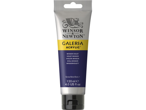 Farba akrylowa Galeria - Winsor & Newton - Winsor Violet, 120 ml