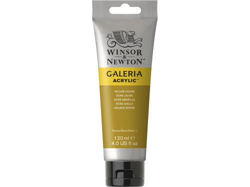 Acrylic paint Galeria - Winsor & Newton - Yellow Ochre, 120 ml