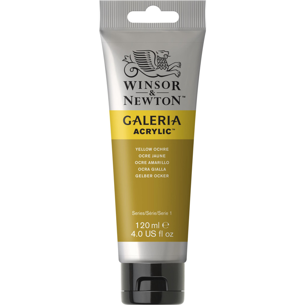 Acrylic paint Galeria - Winsor & Newton - Yellow Ochre, 120 ml