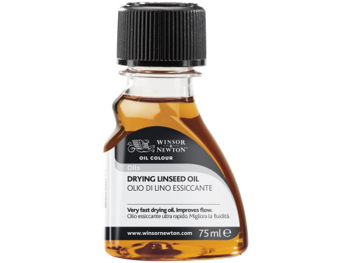Olej lniany do farb olejnych Drying Linseed Oil - Winsor & Newton - 75 ml