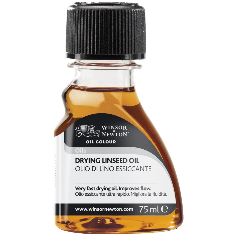 Olej lniany do farb olejnych Drying Linseed Oil - Winsor & Newton - 75 ml