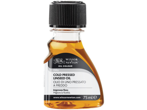 Olej lniany do farb olejnych Cold Pressed - Winsor & Newton - 75 ml