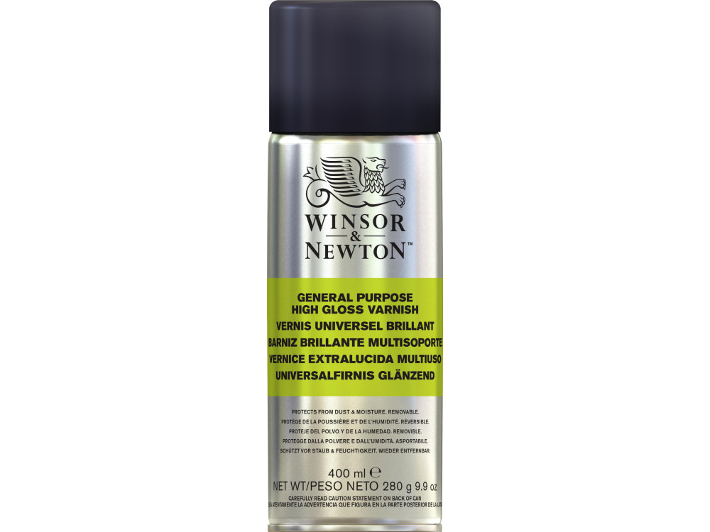 Werniks błyszczący w sprayu General Purpose - Winsor & Newton - 400 ml