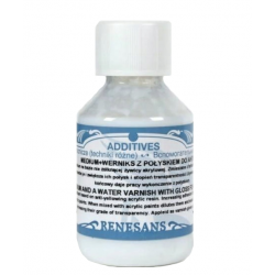 Medium i werniks do akryli 2w1 - Renesans - połysk, 100 ml