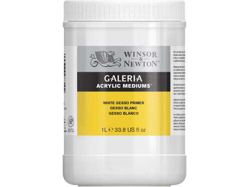Grunt malarski White Gesso Primer - Winsor & Newton - biały, 1l