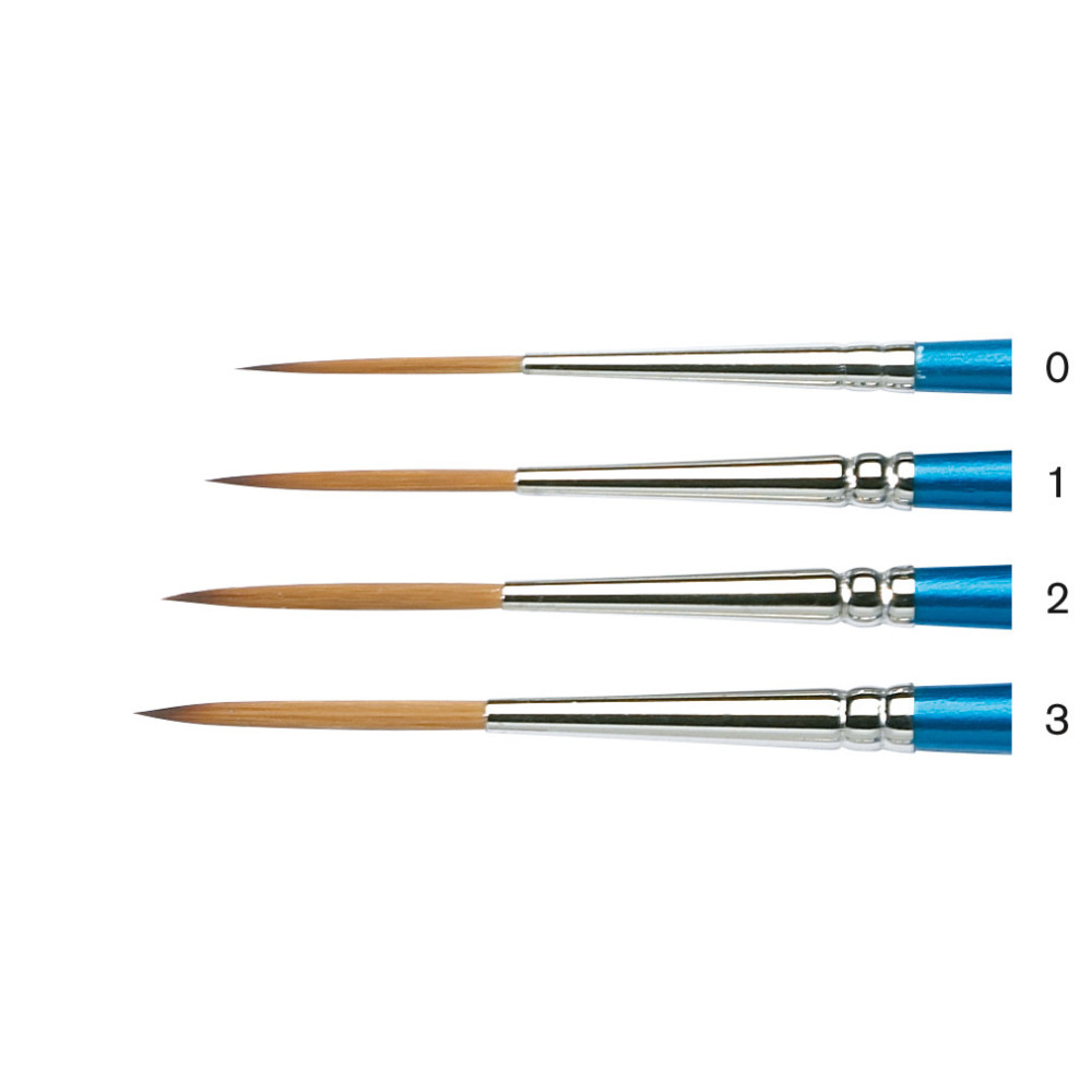 Round, synthetic Cotman brush, series 333 - Winsor & Newton - short handle, no. 0