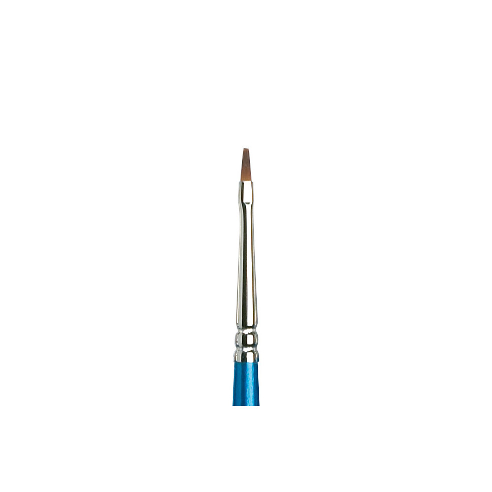 Flat, synthetic Cotman brush, series 555 - Winsor & Newton - long handle, no. 1