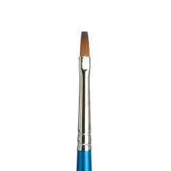 Flat, synthetic Cotman brush, series 666 - Winsor & Newton - short handle, size 1/8