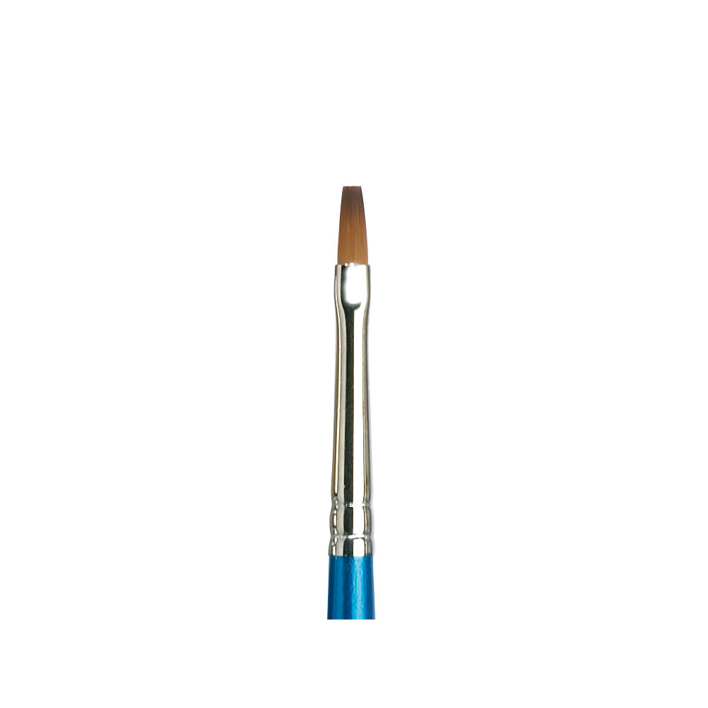 Flat, synthetic Cotman brush, series 666 - Winsor & Newton - short handle, size 1/8