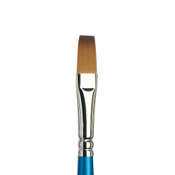 Flat, synthetic Cotman brush, series 666 - Winsor & Newton - short handle, size 1/4
