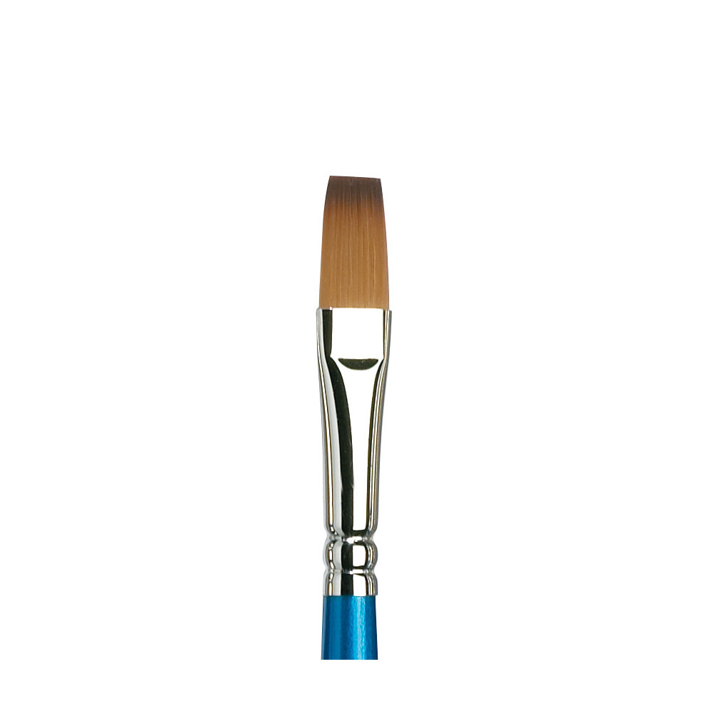 Flat, synthetic Cotman brush, series 666 - Winsor & Newton - short handle, size 1/4