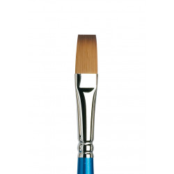 Flat, synthetic Cotman brush, series 666 - Winsor & Newton - short handle, size 3/8