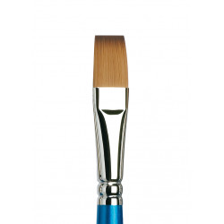 Flat, synthetic Cotman brush, series 666 - Winsor & Newton - short handle, size 1/2
