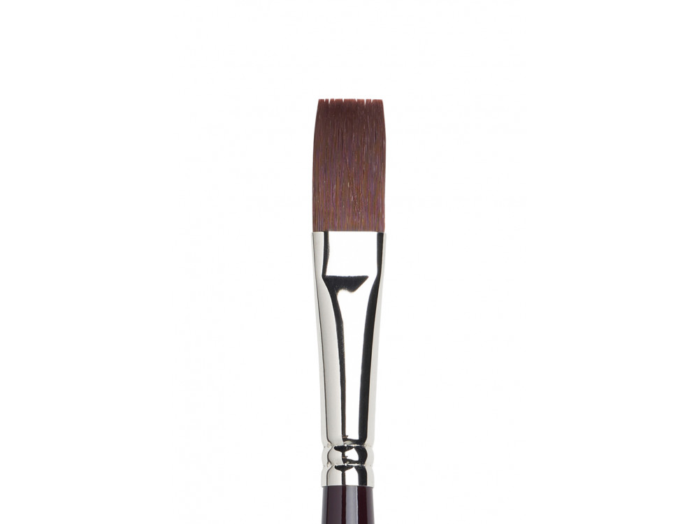 Pędzel płaski, syntetyczny Galeria - Winsor & Newton - krótka rączka, nr 14