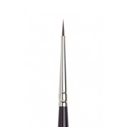 Round, synthetic Galeria brush - Winsor & Newton - short handle, no. 00