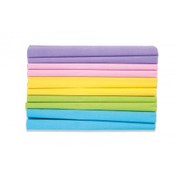 Bibuła marszczona pastelowa - Happy Color - 5 kolorów, 10 szt.