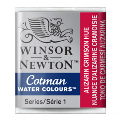 Farba akwarelowa Cotman - Winsor & Newton - Alizarin Crimson Hue, półkostka