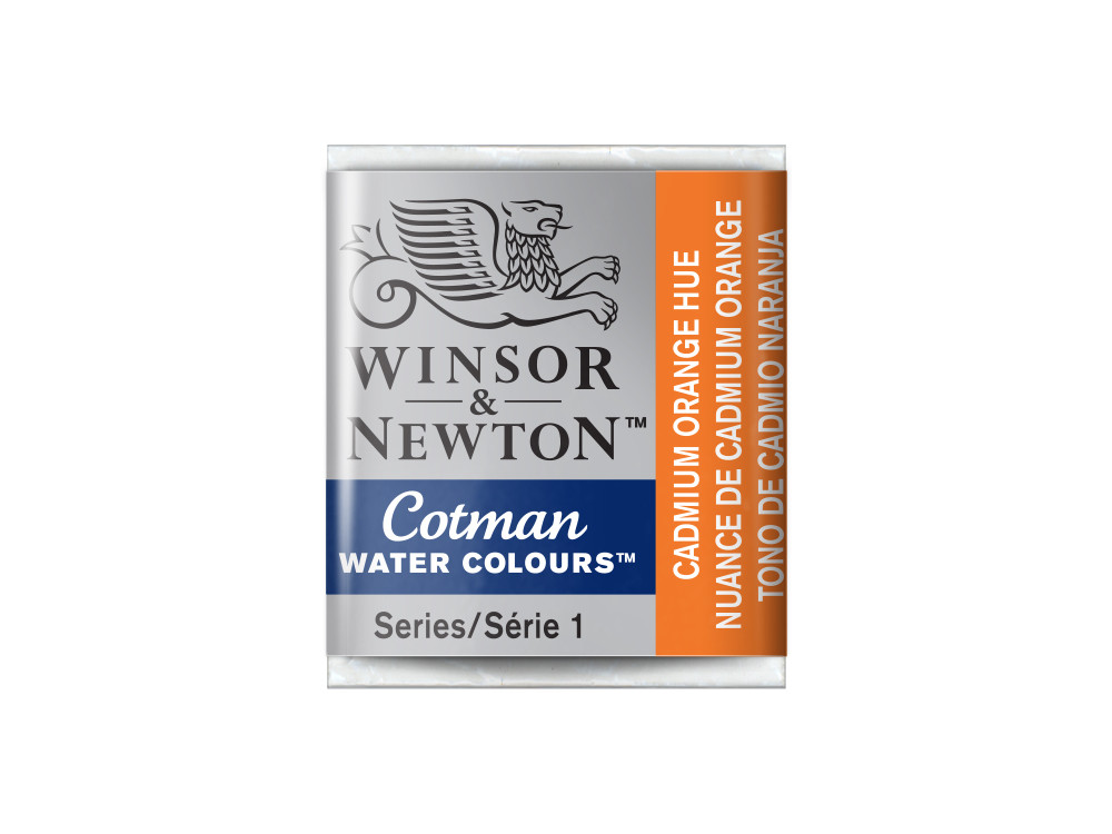 Farba akwarelowa Cotman - Winsor & Newton - Cadmium Orange Hue, półkostka