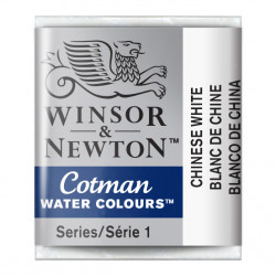 Cotman watercolor paint - Winsor & Newton - Chinese White, half pan