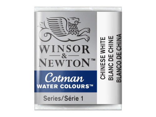 Farba akwarelowa Cotman - Winsor & Newton - Chinese White, półkostka