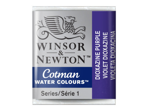 Farba akwarelowa Cotman - Winsor & Newton - Dioxazine Violet, półkostka