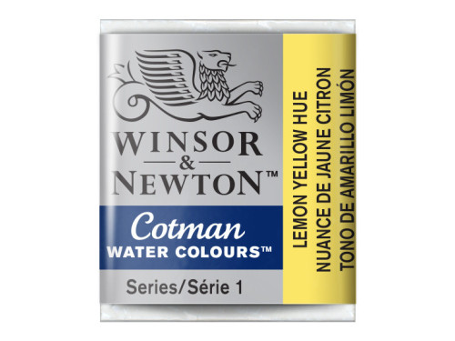 Farba akwarelowa Cotman - Winsor & Newton - Lemon Yellow Hue, półkostka