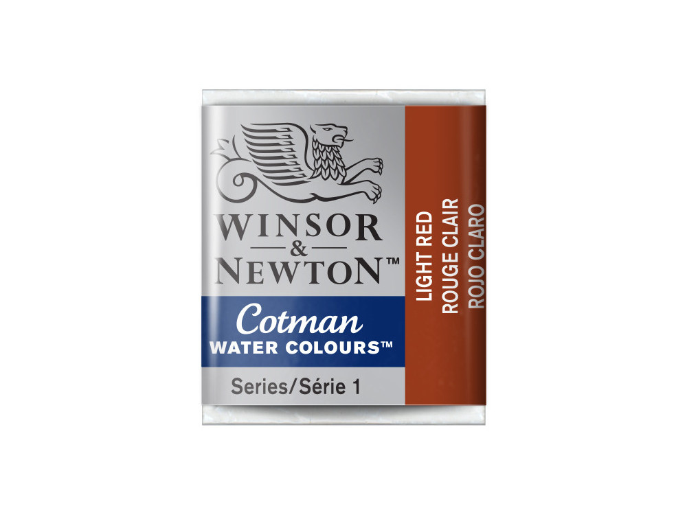 Cotman watercolor paint - Winsor & Newton - Light Red, half pan
