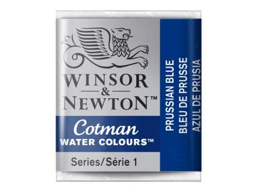 Farba akwarelowa Cotman - Winsor & Newton - Prussian Blue, półkostka