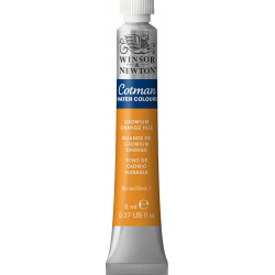 Cotman Watercolor Paint - Winsor & Newton - Cadmium Orange Hue, 8 ml