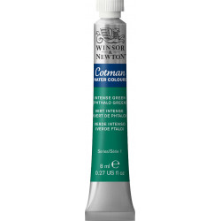 Farba akwarelowa Cotman - Winsor & Newton - Intense Green, 8 ml