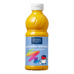 Gouache paint - Lefranc & Bourgeois - brilliant yellow, 500 ml
