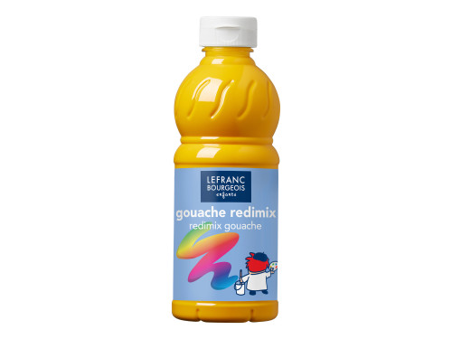 Gouache paint - Lefranc & Bourgeois - brilliant yellow, 500 ml