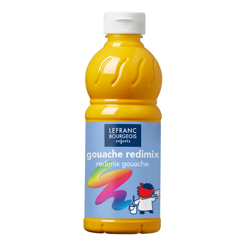 Gouache paint - Lefranc & Bourgeois - brilliant yellow, 500 ml