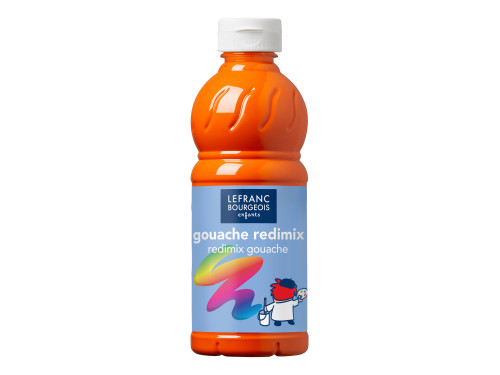 Gouache paint - Lefranc & Bourgeois - brilliant orange, 500 ml
