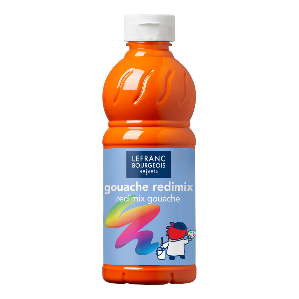 Gouache paint - Lefranc & Bourgeois - brilliant orange, 500 ml