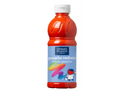 Farba plakatowa - Lefranc & Bourgeois - chińska czerwień, 500 ml