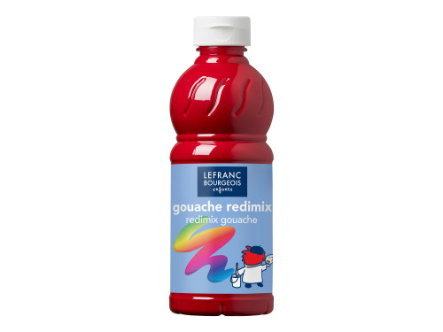 Gouache paint - Lefranc & Bourgeois - primary red, 500 ml