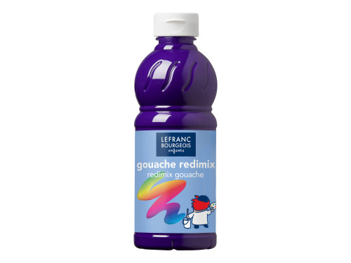Gouache paint - Lefranc & Bourgeois - purple, 500 ml