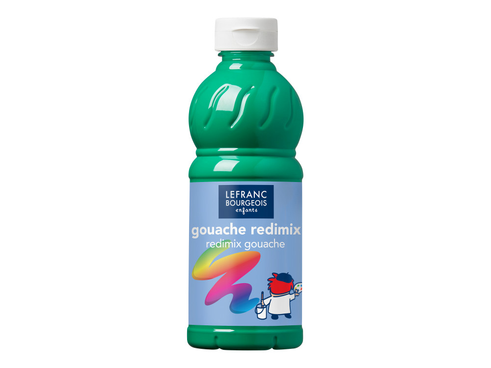 Farba plakatowa - Lefranc & Bourgeois - zielona, 500 ml