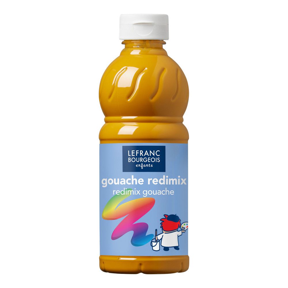 Gouache paint - Lefranc & Bourgeois - yellow ochre, 500 ml