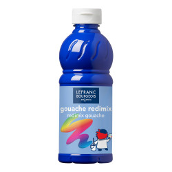 Gouache paint - Lefranc & Bourgeois - cobalt blue hue, 500 ml