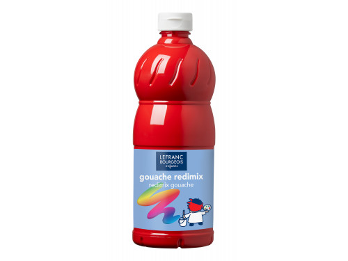 Farba plakatowa - Lefranc & Bourgeois - czerwona, 500 ml