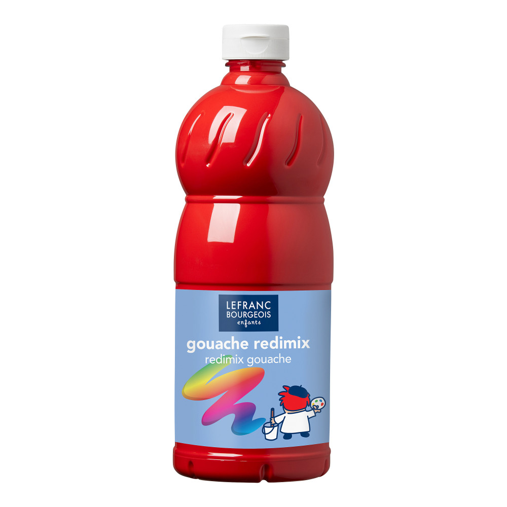Farba plakatowa - Lefranc & Bourgeois - czerwona, 500 ml