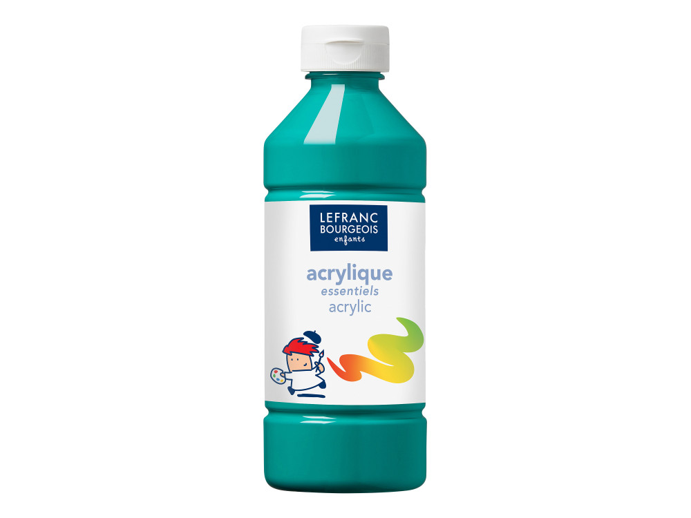 Acrylic paint - Lefranc & Bourgeois - dark green, 500 ml
