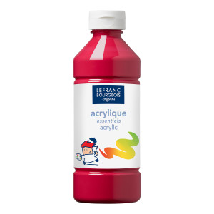 School Acrylic Paint Glossy, glossy, primary colours, 6x500 ml/ 1 pack