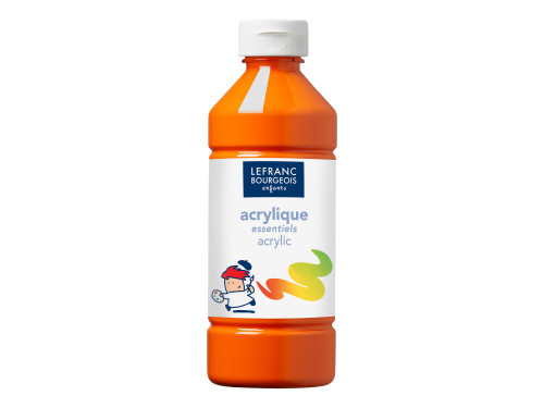 Acrylic paint - Lefranc & Bourgeois - orange, 500 ml