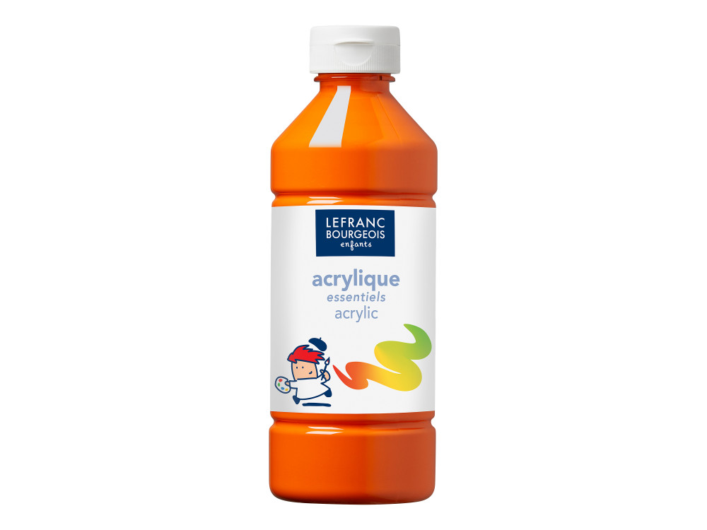 Farba akrylowa - Lefranc & Bourgeois - pomarańczowa, 500 ml