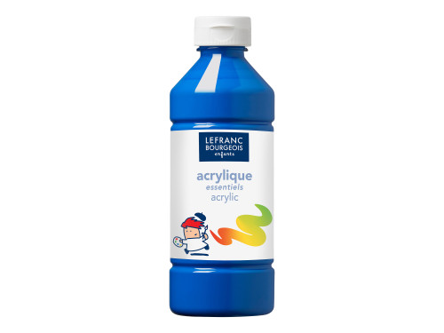 Acrylic paint - Lefranc & Bourgeois - primary blue, 500 ml